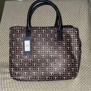 MONOGRAM TOMMY HILFIGER TOTE BAG (BRAND NEW)